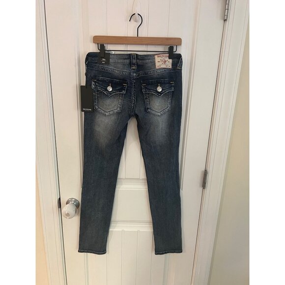 True Religion‎ Women's Stella Low Rise Skinny Jeans Sun Blazed Wash Size 27 NWT - Picture 4 of 4